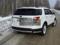 Пороги труба 76,1 мм Ford Explorer 2012